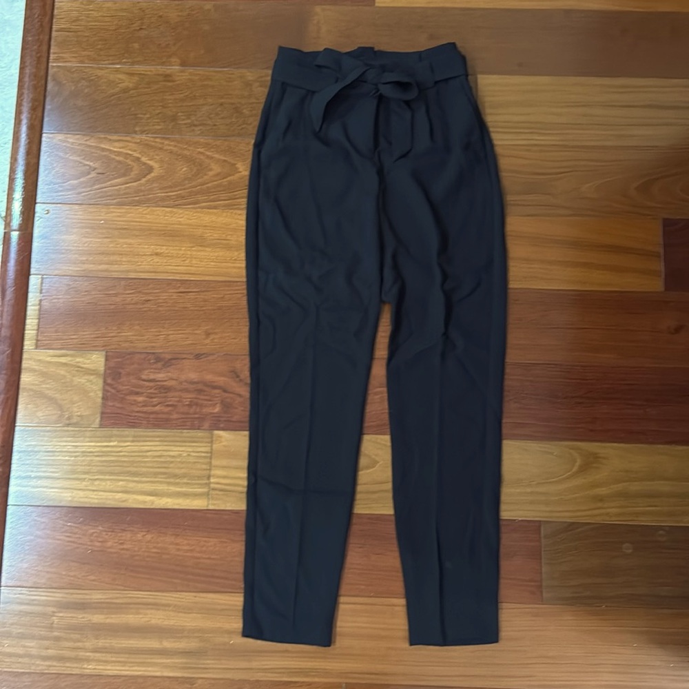 Express Paper Bag Waist Ankle Pant